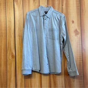 H&M Light Gray Casual Button-Down Shirt